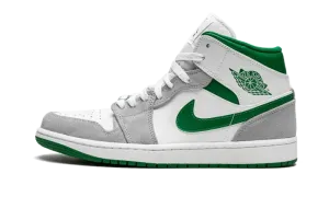 Air Jordan 1 Mid Grey Green