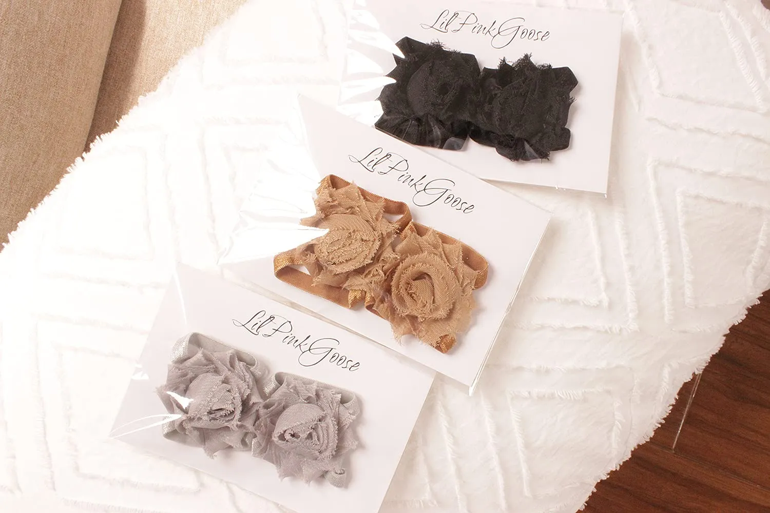 Baby Girl's Flower Barefoot Sandals for Infant and Toddlers 0-12Months Black,light Brown,gray 0 Months Infant