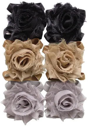 Baby Girl's Flower Barefoot Sandals for Infant and Toddlers 0-12Months Black,light Brown,gray 0 Months Infant