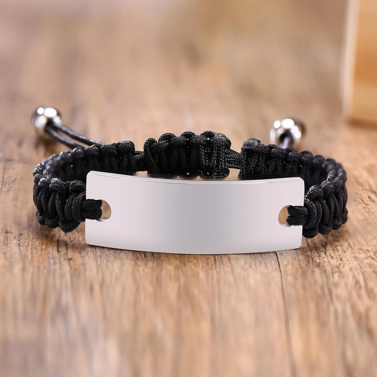 Bible Cross Bracelet for Men, Christian Scripture Braided Rope Cuff Wristband Men's Religious Quote Faith PSALM 138:1 Verses Bangle,7.48"