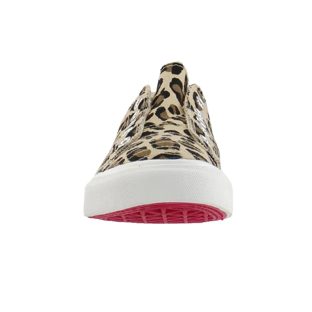 Corkys Kids Leopard Slip On Sneakers
