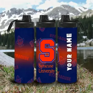 Customized Name Syracuse University Water Bottle