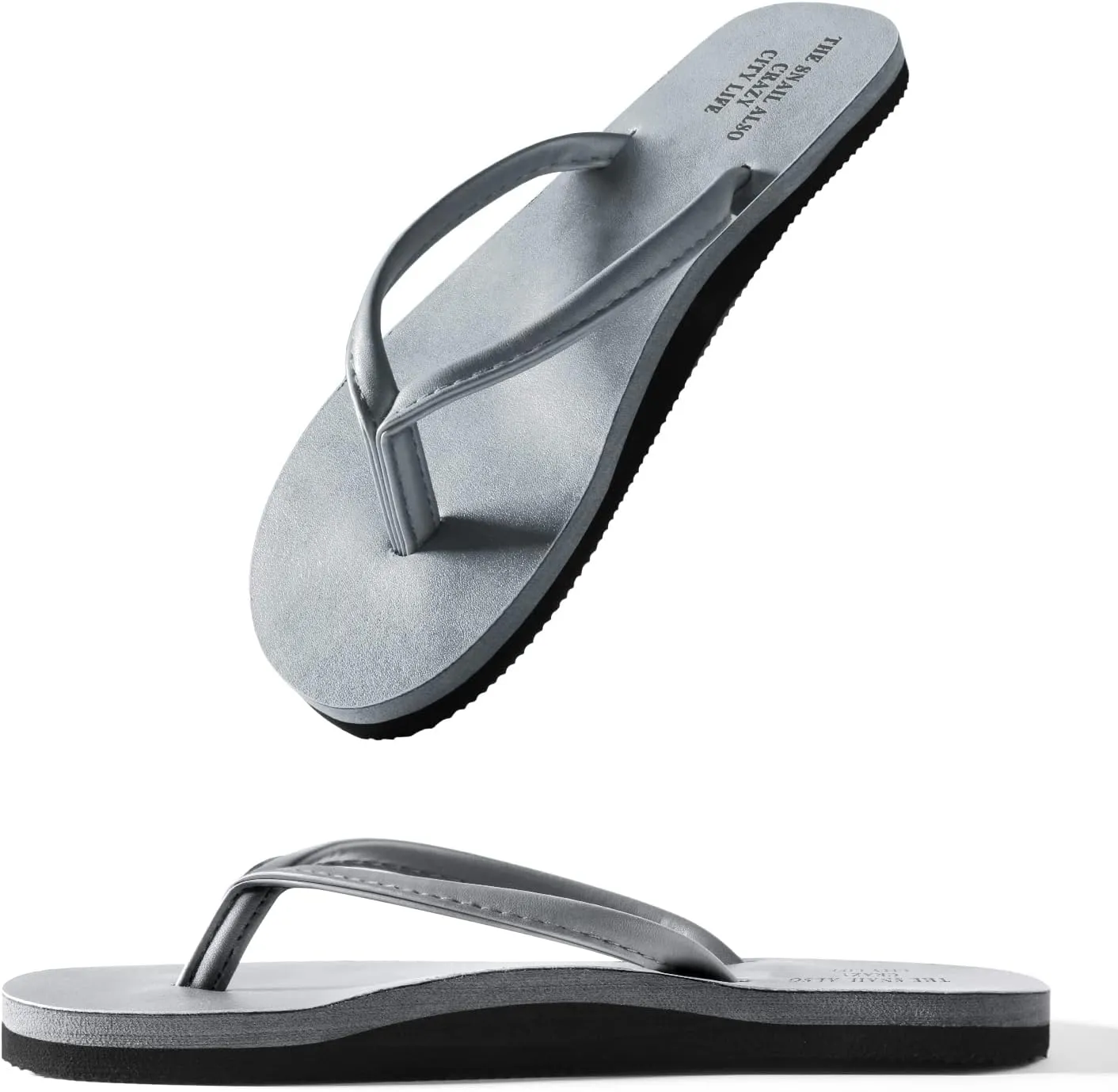 Flip Flops for Women Sandals Beach Summer Casual Comfortable PU Strap