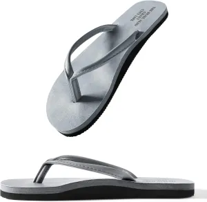 Flip Flops for Women Sandals Beach Summer Casual Comfortable PU Strap