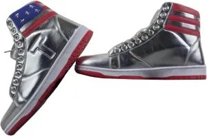 Gold Shoes 2024 MAGA Never Surrender Sneakers High Top Sneaker Gym Basketball Mens Womens Casual Shoe