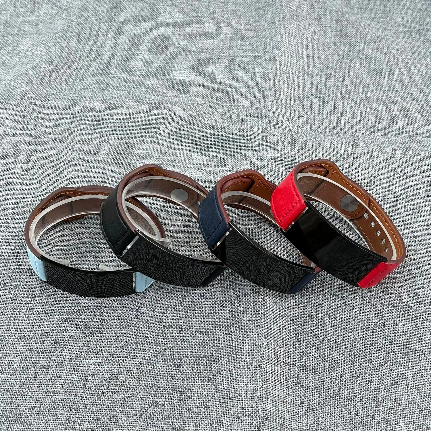 Hebrew Leather Adjustable Bracelet Free Engraved Jewish Shema Israel Prayer Bracelets Stainless Steel ID Religious Amulet Gifts for Men Women, 5.5-7.87"