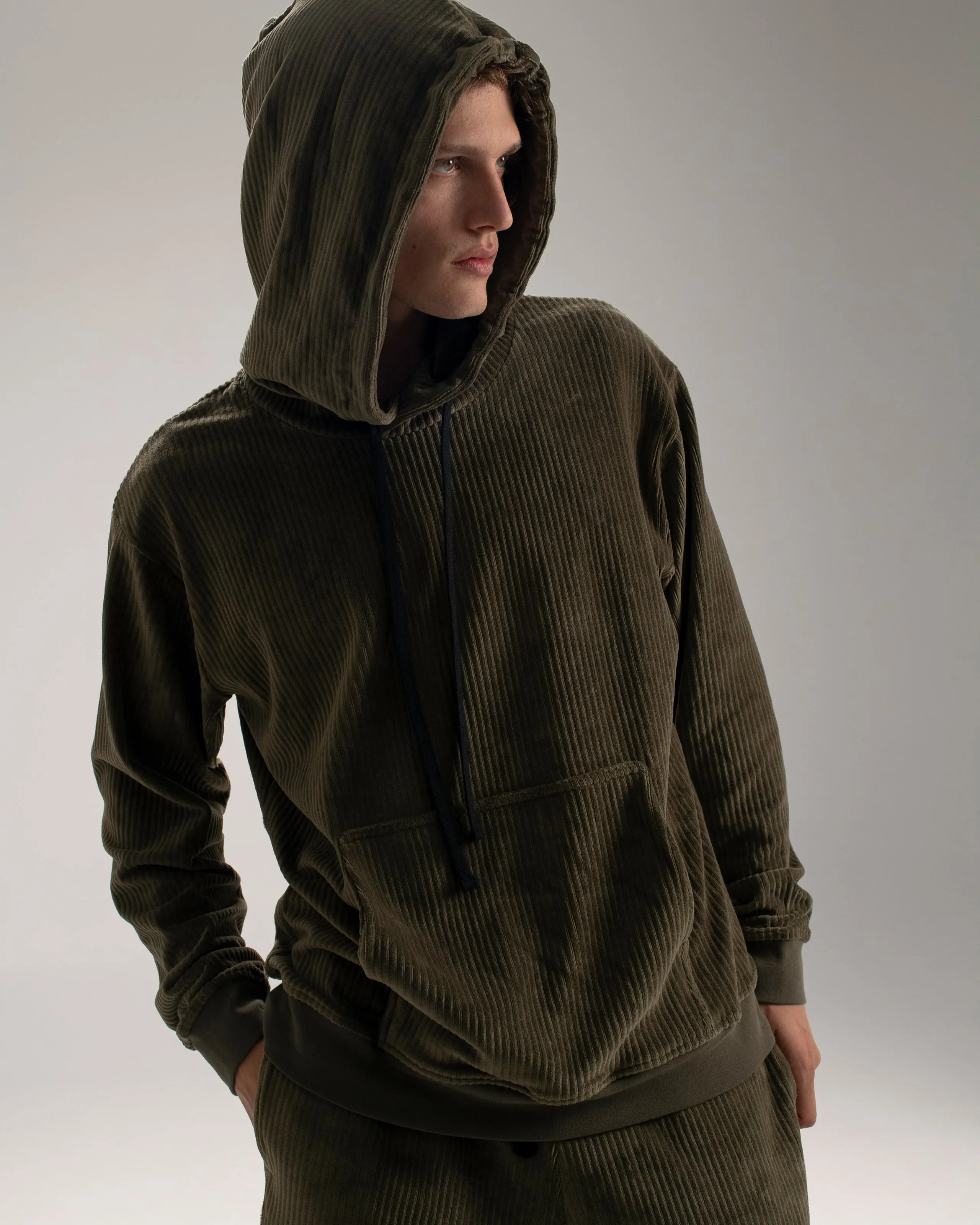 Hooded Sweatshirt Military