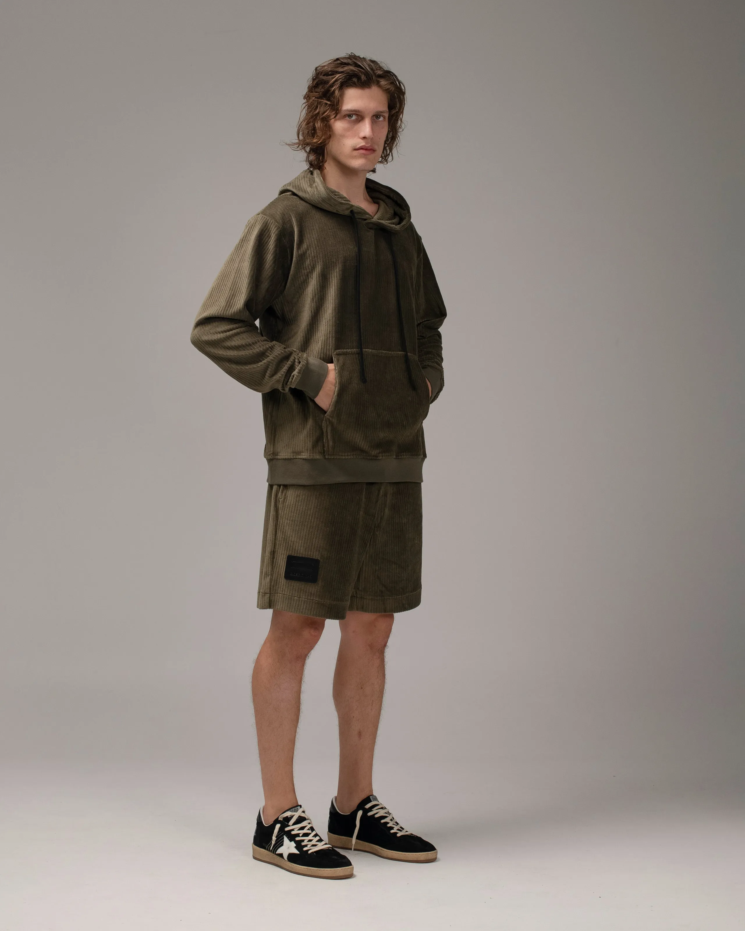 Hooded Sweatshirt Military