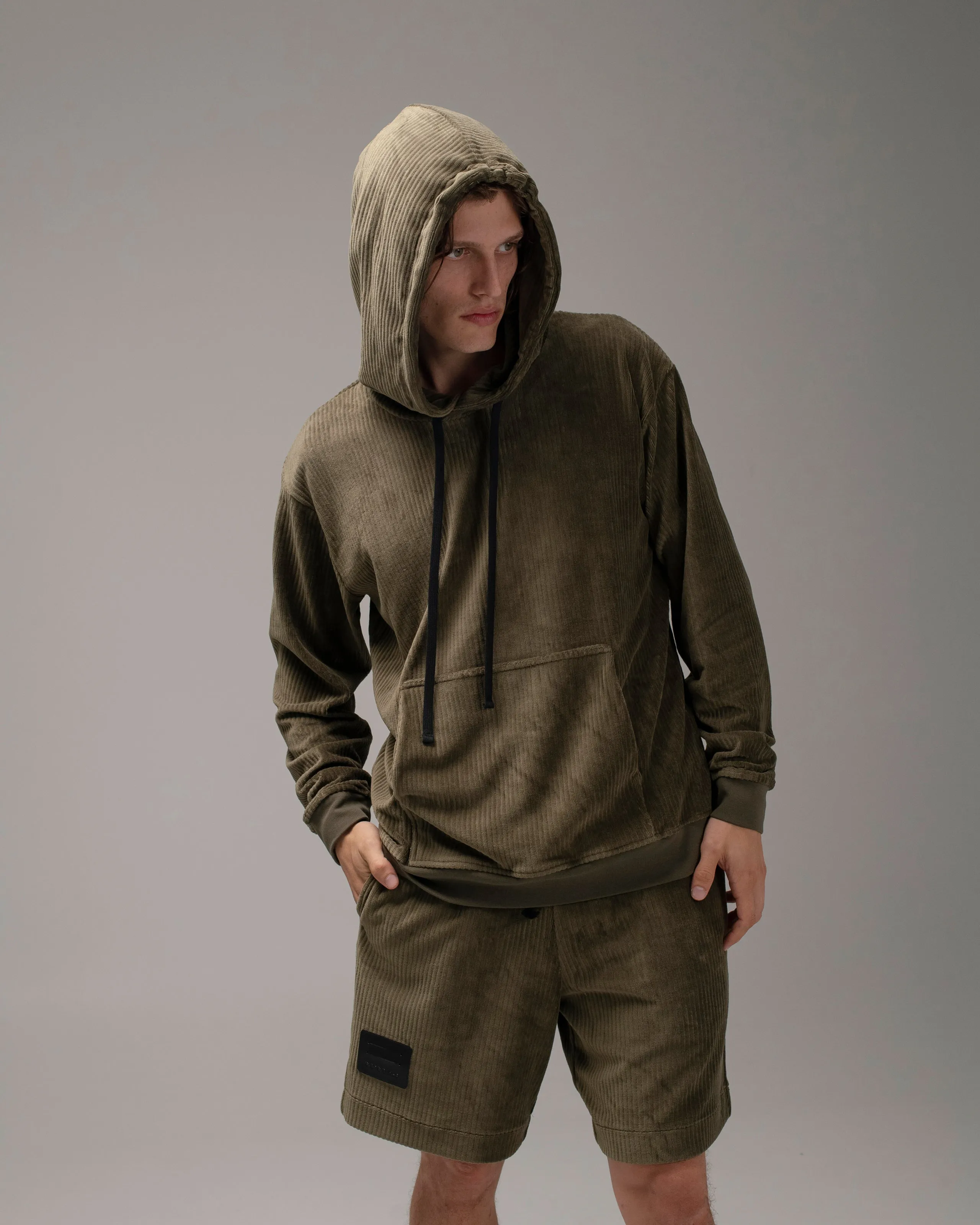 Hooded Sweatshirt Military