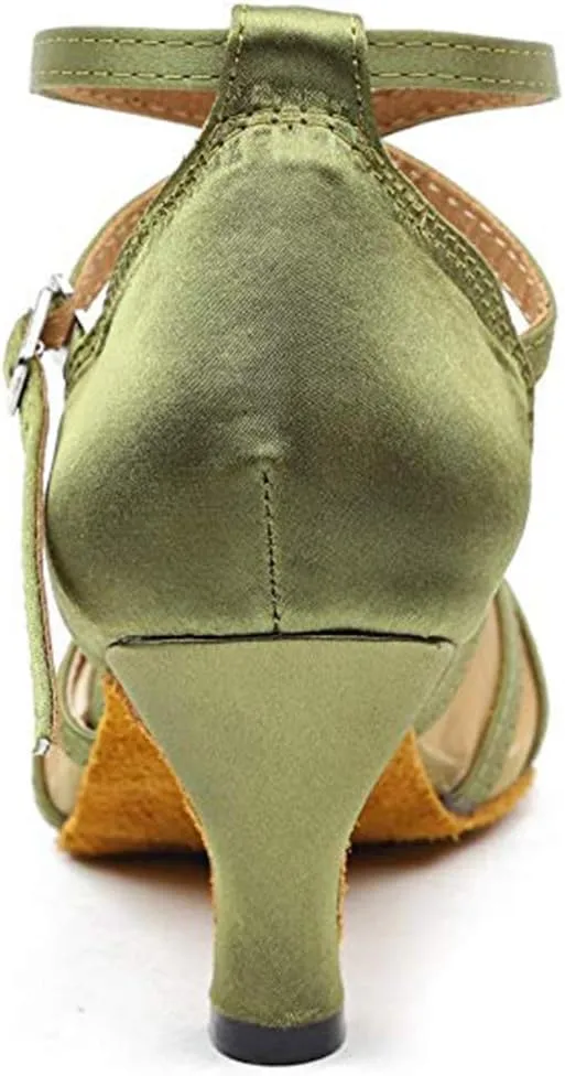 HROYL Womens Closed Toe Latin Salsa Ballroom Dance Shoes,Model 516/117/189