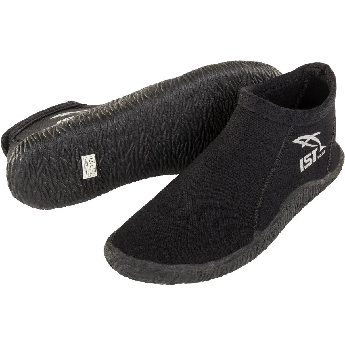 IST S38 3mm Low Cut Sturdy Warm Water Booties with Vulcanized Rubber Sole
