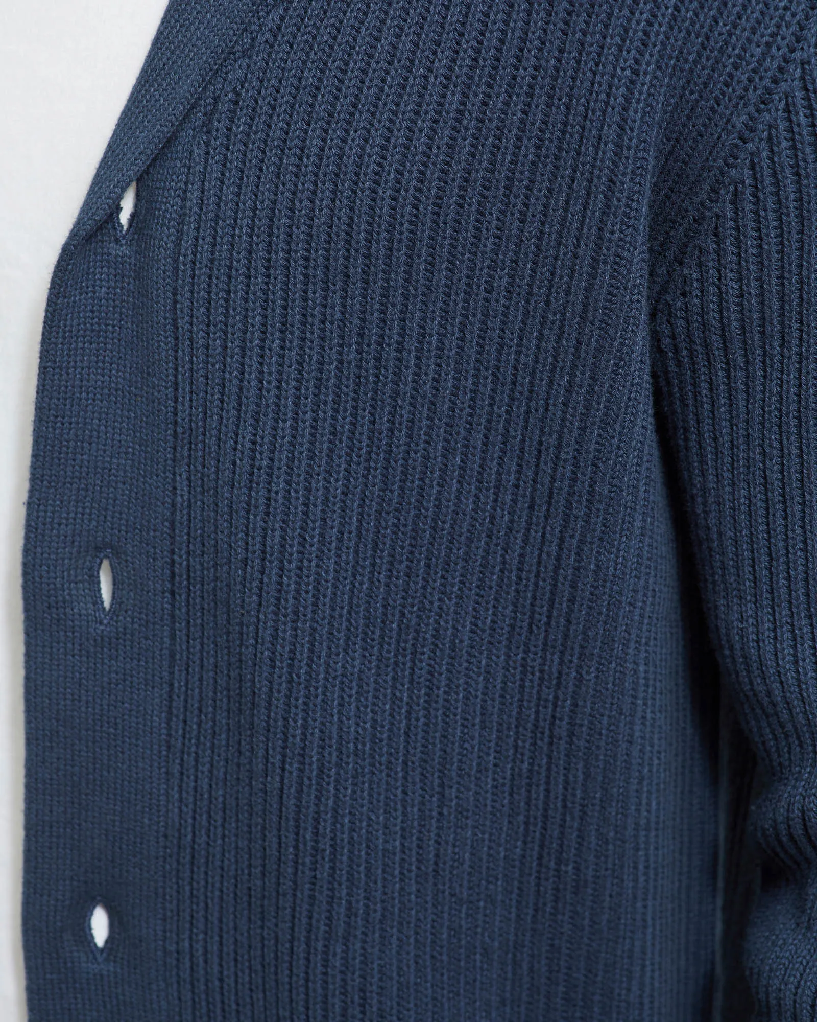 Jed Ribbed Button Cardigan