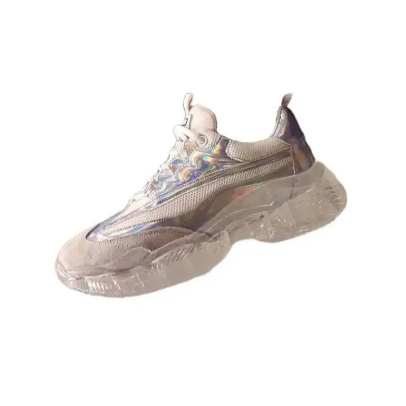 Jelly Laser PU Vegan Sports Shoes