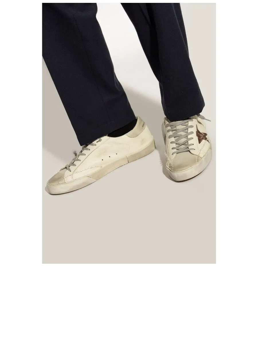 Laceup Sneakers With Signature Star Patch