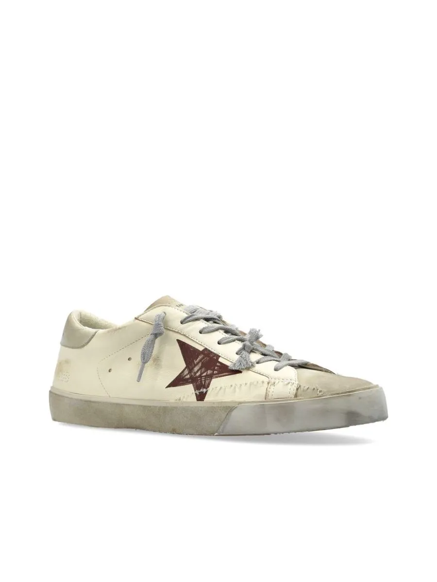 Laceup Sneakers With Signature Star Patch