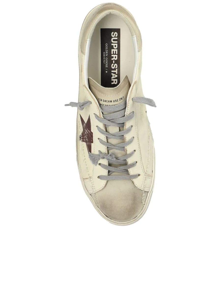 Laceup Sneakers With Signature Star Patch