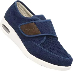 Men's Edema Shoes for Swollen Feet - Slip-On Wide Fit Trainers for Gym, Sports & Daily Wear