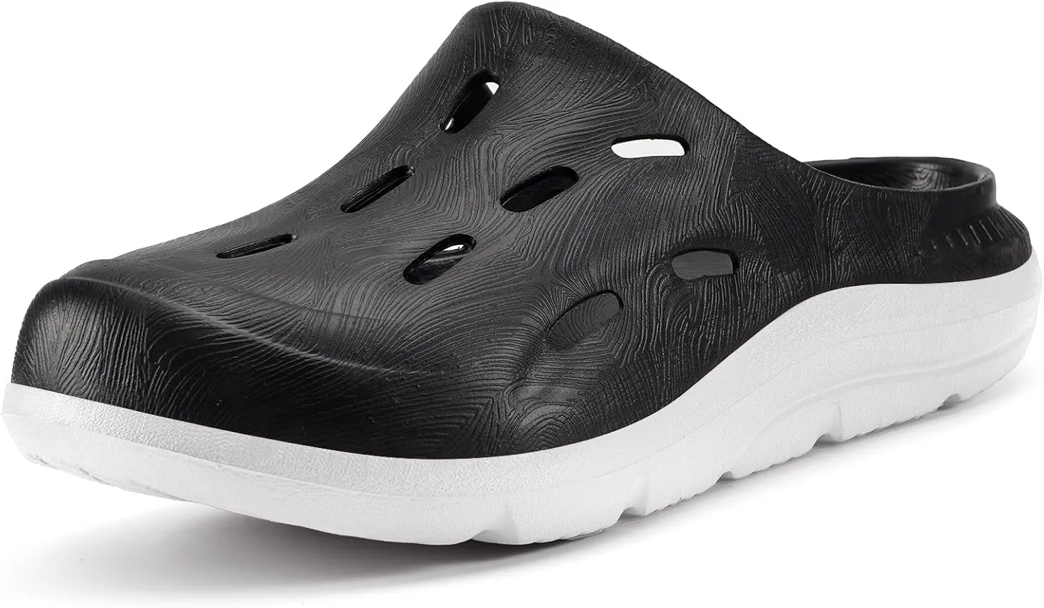 Mens Womens Wide Width Recovery Sandals Sport Slides with Plantar Fasciitis Arch Support Orthotic Clogs Shoes Comfortable Thick Cushion Shower Slippers