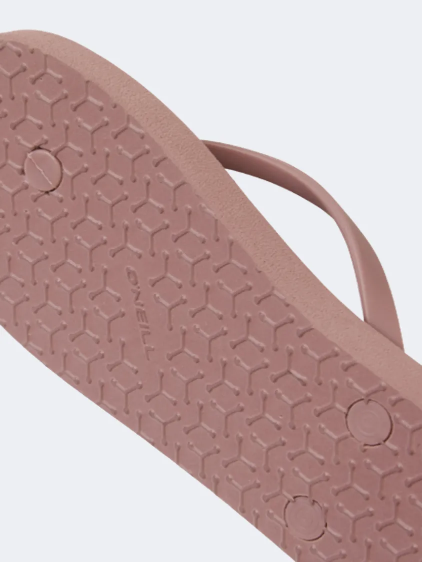 O&#39;Neill Profile Small Logo Women Lifestyle Slippers Ash Rose