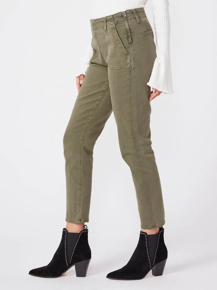 Paige Mayslie Slim Green KHAKI