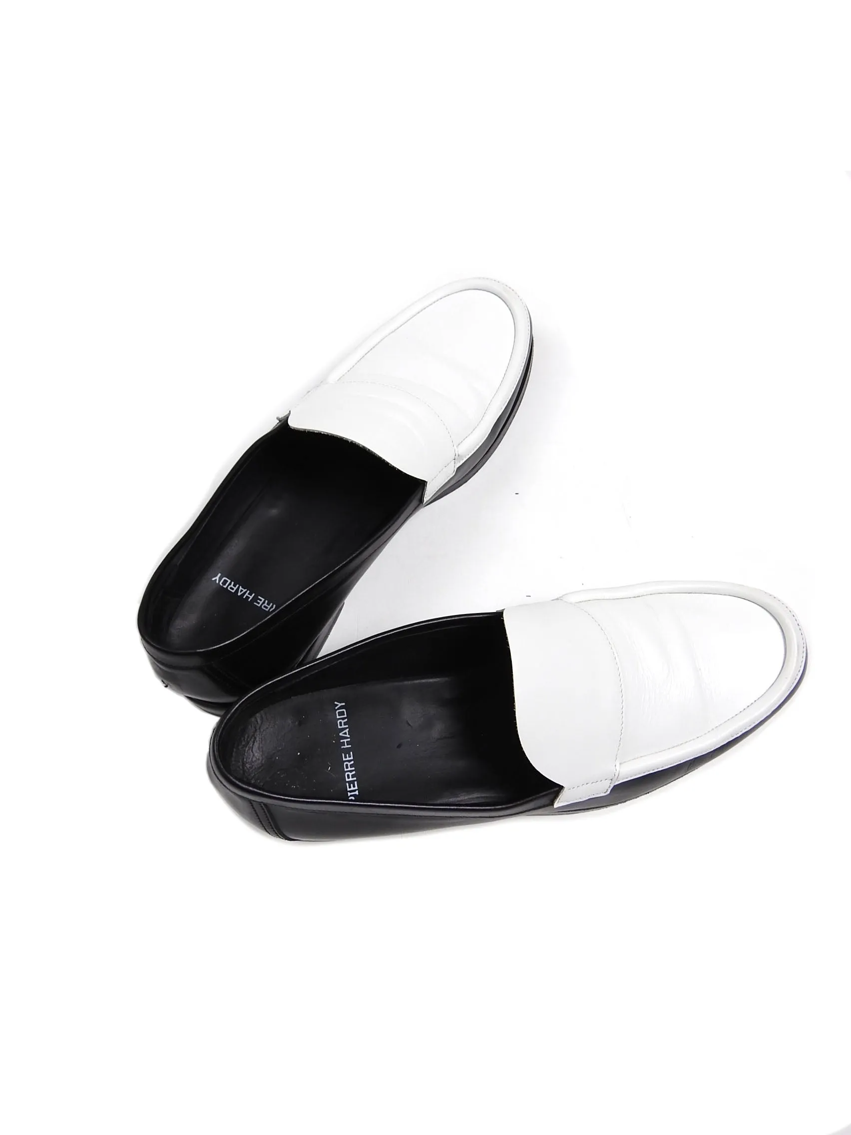 Pierre Hardy Black/White Loafers Size 42