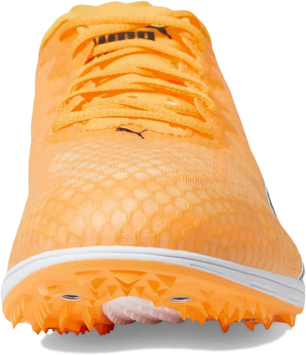 PUMA Men's Evospeed Distance 11 Track and Field Shoes, Sun Stream-Metallic Silver-Black, 10.5