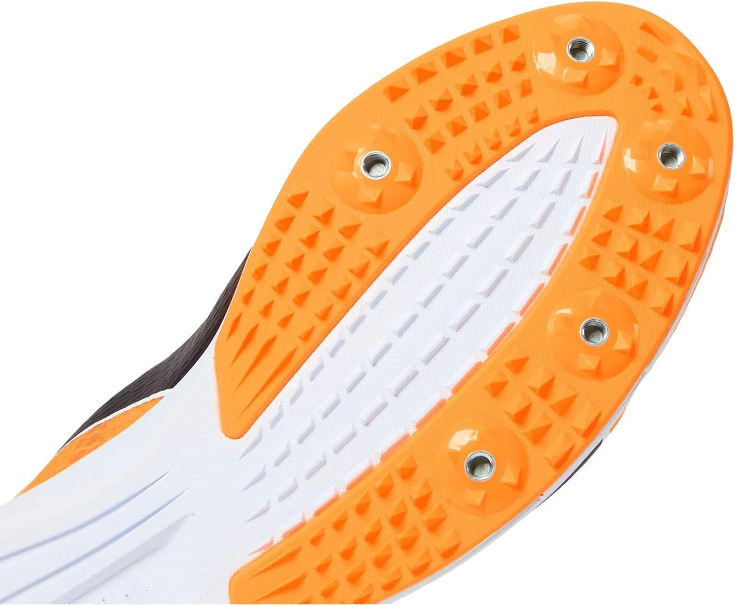 PUMA Men's Evospeed Distance 11 Track and Field Shoes, Sun Stream-Metallic Silver-Black, 10.5