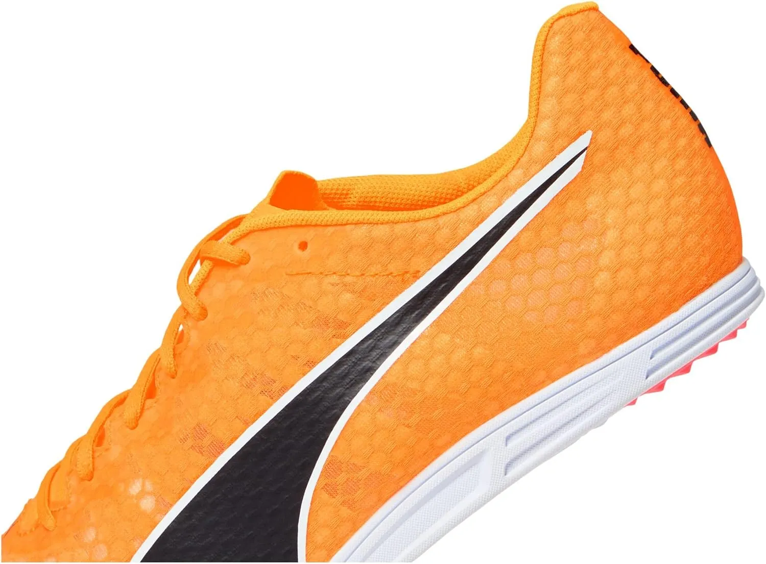 PUMA Men's Evospeed Distance 11 Track and Field Shoes, Sun Stream-Metallic Silver-Black, 10.5
