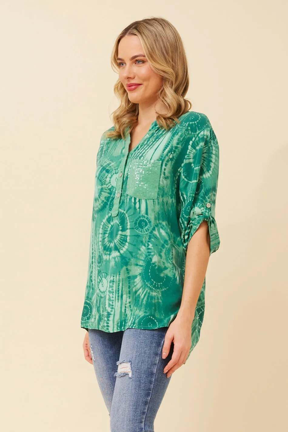 ROSETTA TIE DYE TOP