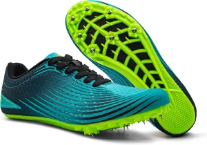 RUNIC Track & Field Shoes for Men, Women & Kids  Pro Running Spikes for Sprint, Race & Training  7 Spikes   Extra Spikes & Wrench (US Men Size)