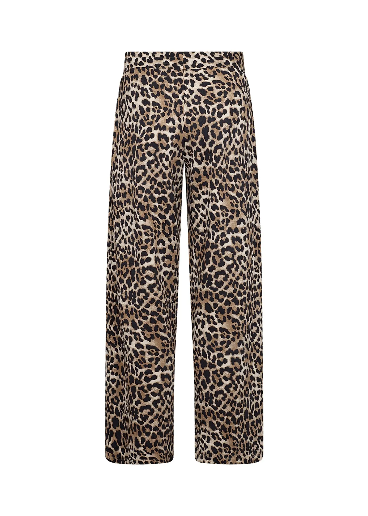 Soya Concept Ophia 7 Pants Leo Print Brown