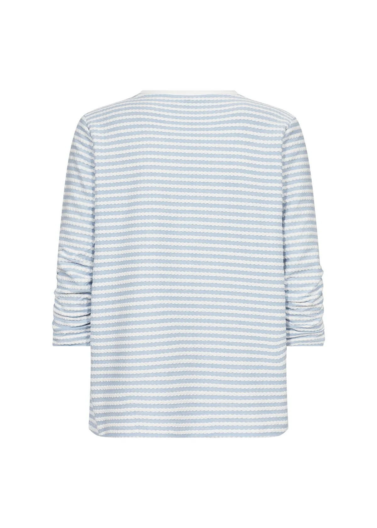Soya Concept Pisa 2 Striped Long Sleeve Tee Light Blue