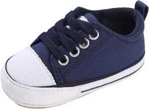 Spring and Summer Children Infant Toddler Shoes Boys and Girls Sports Shoes Flat Bottom Light Lace White Baby Sneakers